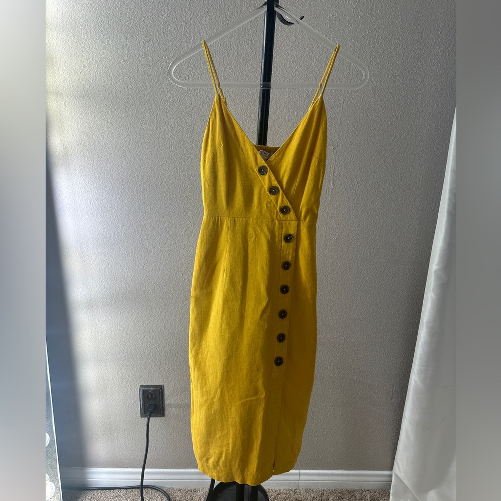 Forever 21 midi linen Summer dress XS